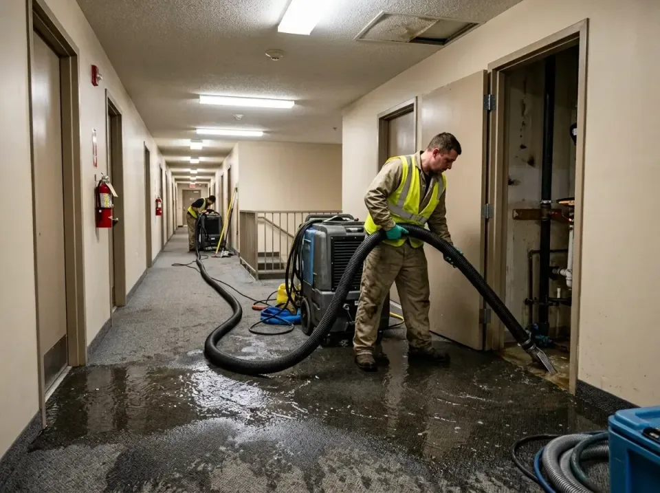 multi-unit-apartment-hallway-f-005 — frequently asked questions, Emergency Burst Pipe Water Extraction & Removal in Taneytow…